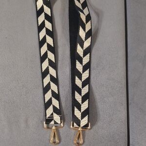 10 Items/$10 Black and White Chevron Strap